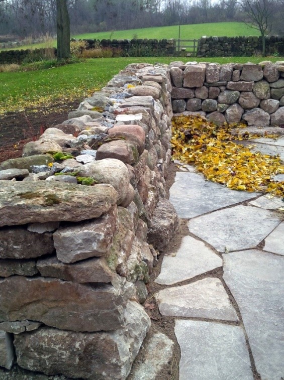 What Is Dry Stone Construction Quiet Nature - How To Build A Flagstone Wall Without Mortar